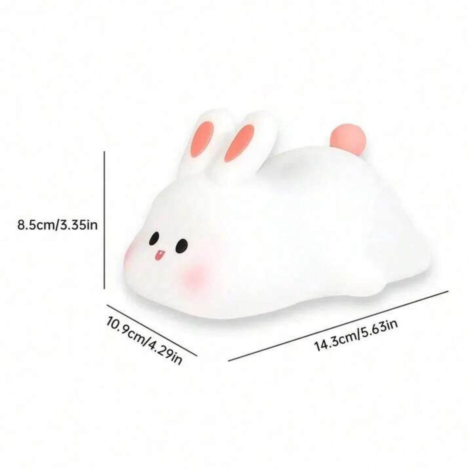 YUFUFUL Lamp Cute Bunny Silicone LED 2 W Night Lamp - Yufuful