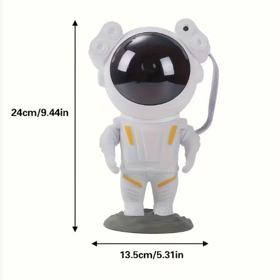 Astronaut Galaxy Star Projector Night Light | 8 Nebula Effects | Adjustable Projection Angle | Remote Control & Timer | LED Starry Sky Projector Lamp for Bedroom, Kids, Gaming & Home Decor