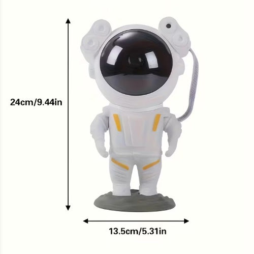 Astronaut Galaxy Star Projector Night Light | 8 Nebula Effects | Adjustable Projection Angle | Remote Control & Timer | LED Starry Sky Projector Lamp for Bedroom, Kids, Gaming & Home Decor